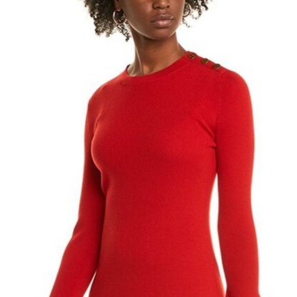 tory burch flare sleeve sweater dress Comfort Stretch Non-Iron Gingham Dress Shirt With Contrast Trim main image 1